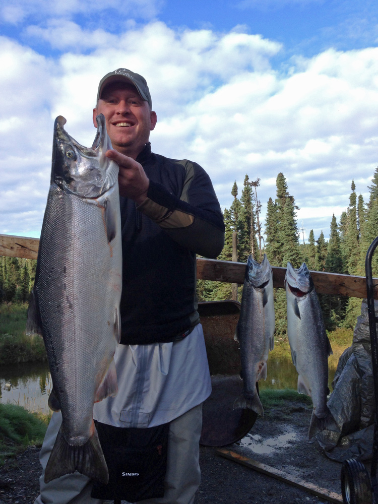 Big Coho Buck At Alaska Fishing And Lodging 1000