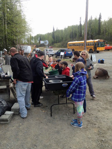 Family Gold Panning Fun In Alaska