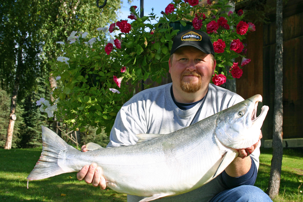 Frabil Silver Salmon Fishing In Alaska 1000