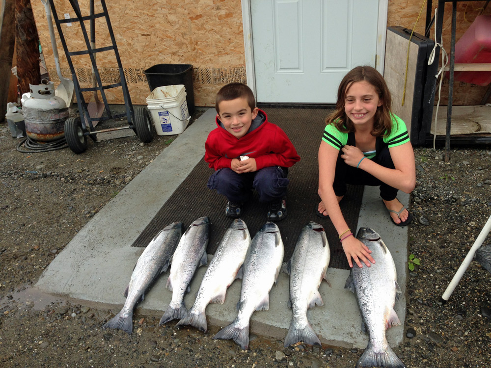 Kids Catch Silver Salmon In Alaska 1000