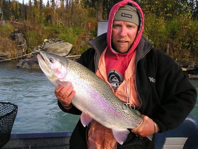 Trophy Rainbow Trout Caught With Alaska Fishing And Lodging 400