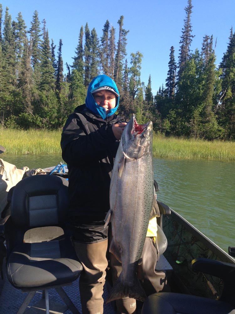 Nice Alaska Salmon Kenai Kings 1000